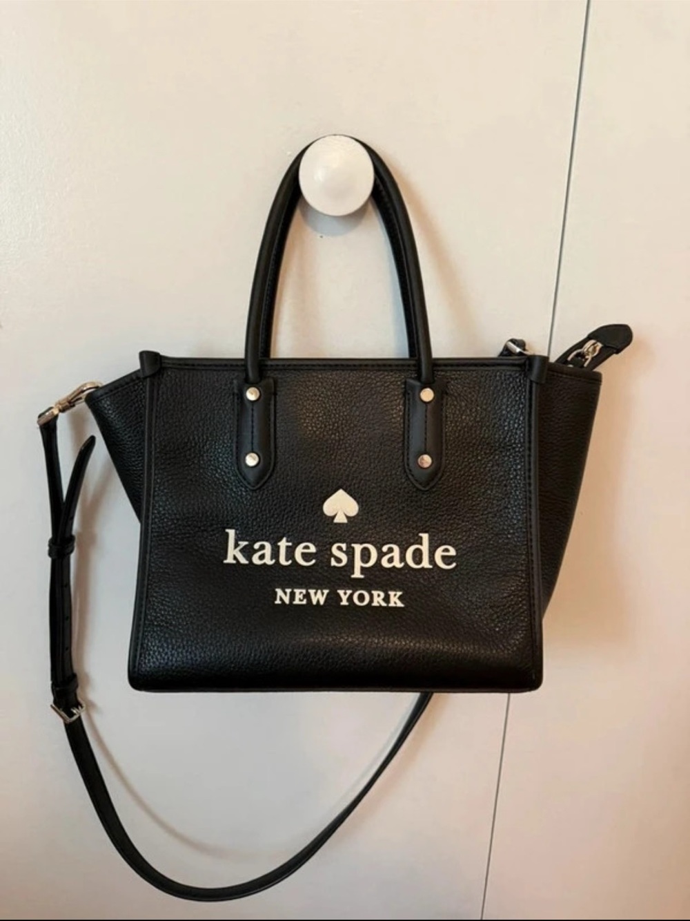 Kate Spade Ella Small Leather Satchel tote